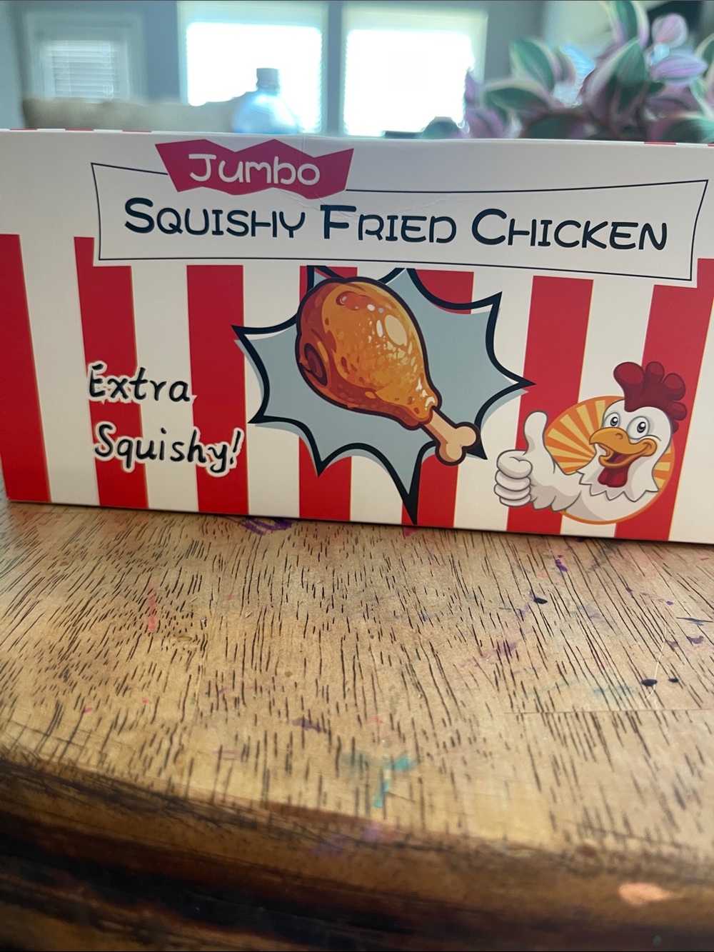 Squishy Fried Chicken Toy - Orange - Picture 2 of 5